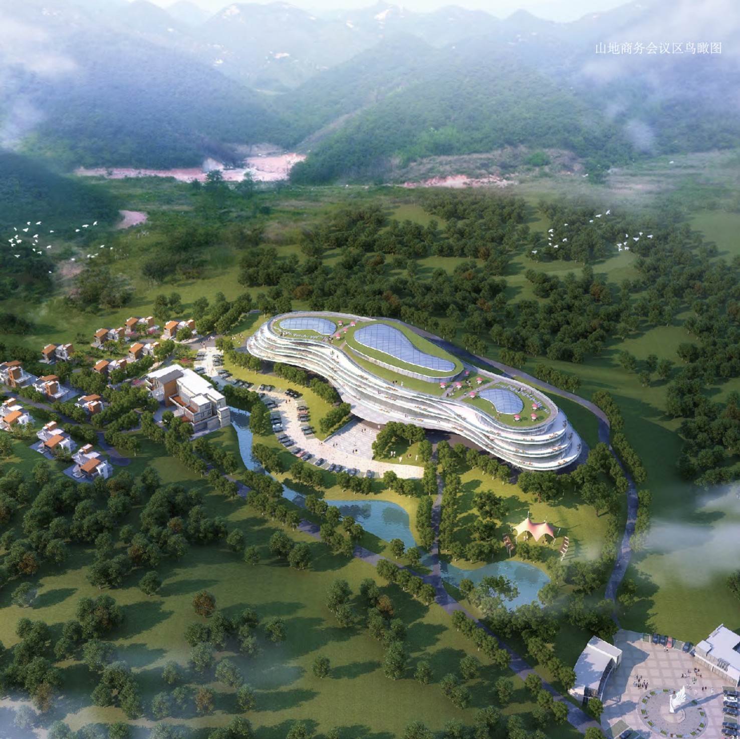 廣西桂林市 藍(lán)溪谷國(guó)家養(yǎng)生度假區(qū)建筑設(shè)計(jì)