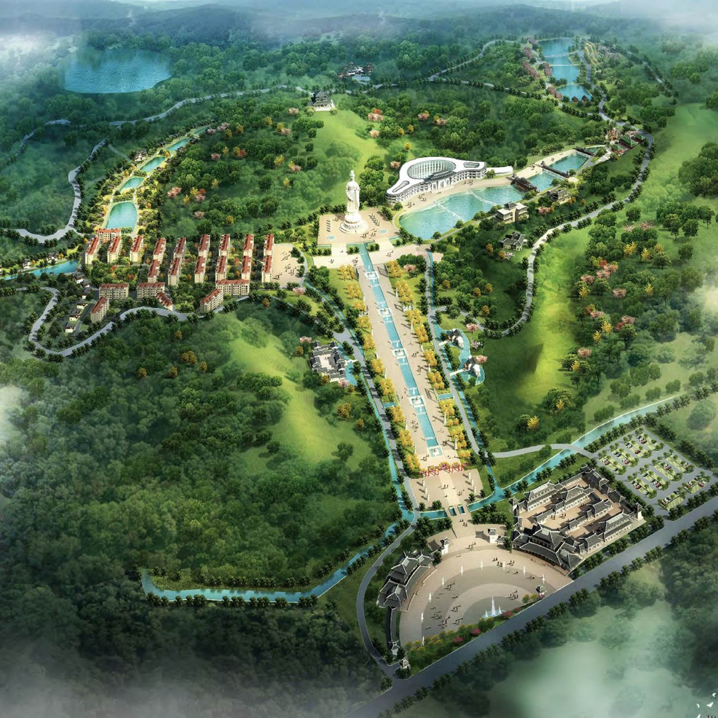 湖北襄陽市 九天玄女生態(tài)文化旅游景區(qū)建筑設(shè)計