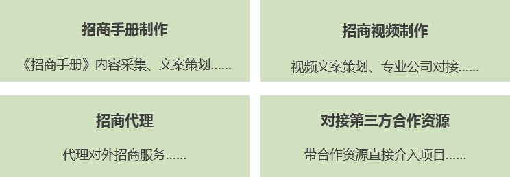 歸派鄉(xiāng)村振興規(guī)劃特色服務(wù)板塊四：招商引資、資源導(dǎo)入